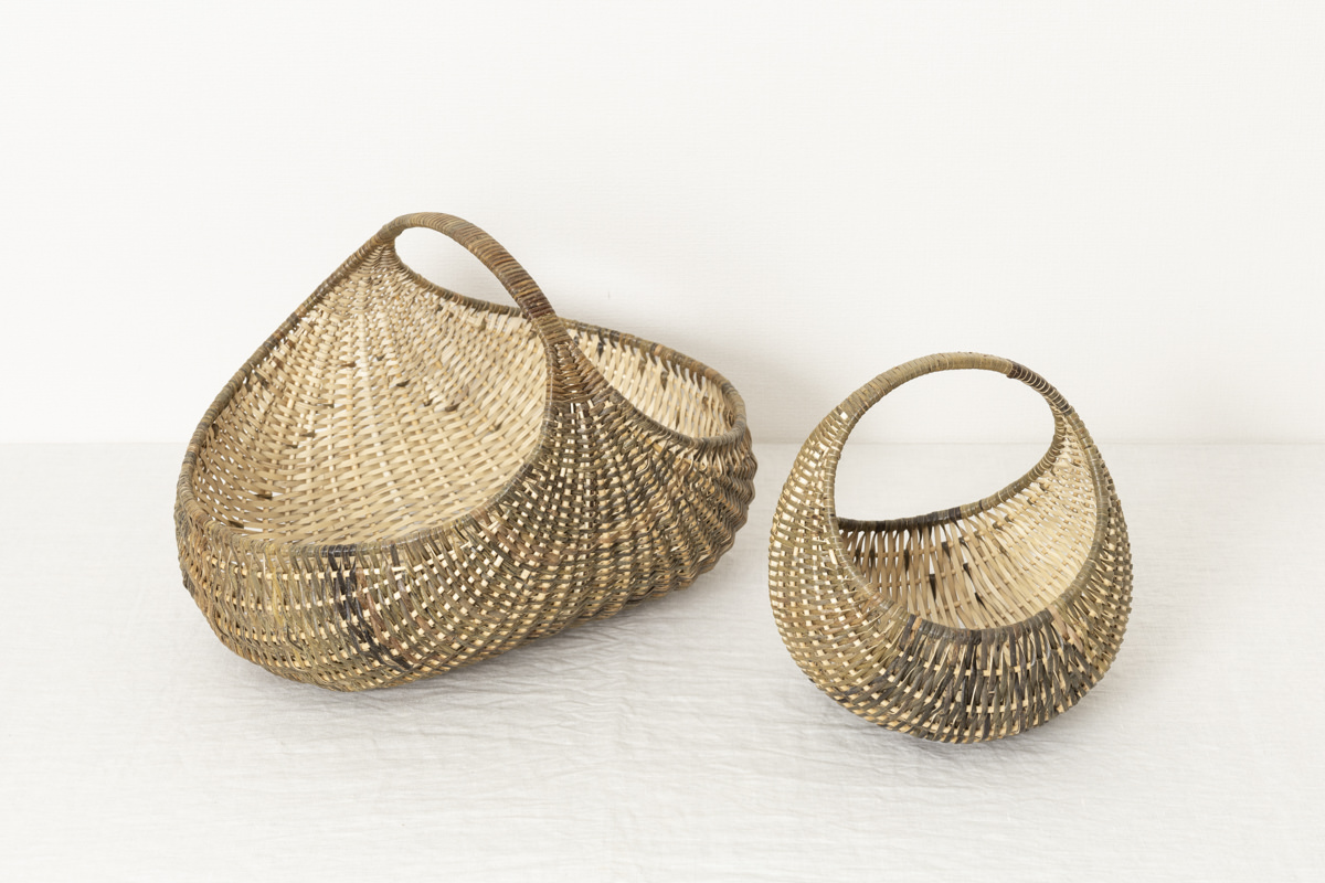 640203 ドイツ/やなぎ×ヘーゼル ショッピングバスケット “ゴンドラ” S・L 2サイズ