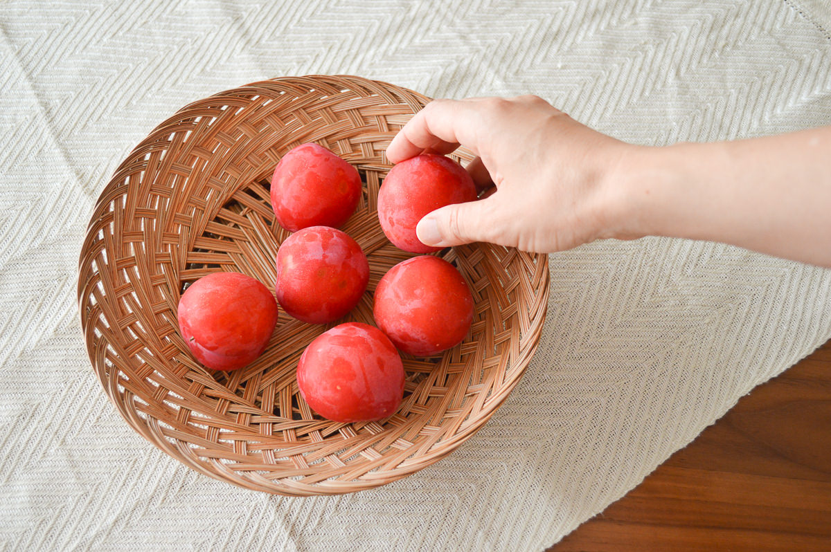 Round tray XS, S, M, L / Nipa palm / THA 3115302　タイ/ニッパヤシ　ラウンドトレイ　13cm・20cm・24cm・29cm　4サイズ