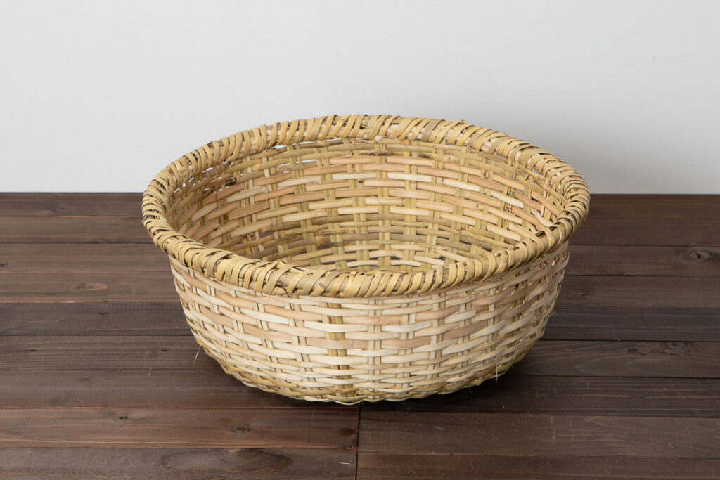 Harvest basket “Paisuke” / Nemagari bamboo / Nagano-JPN 610218-1　長野県/根曲竹　パイスケ（収穫かご・収納かご）