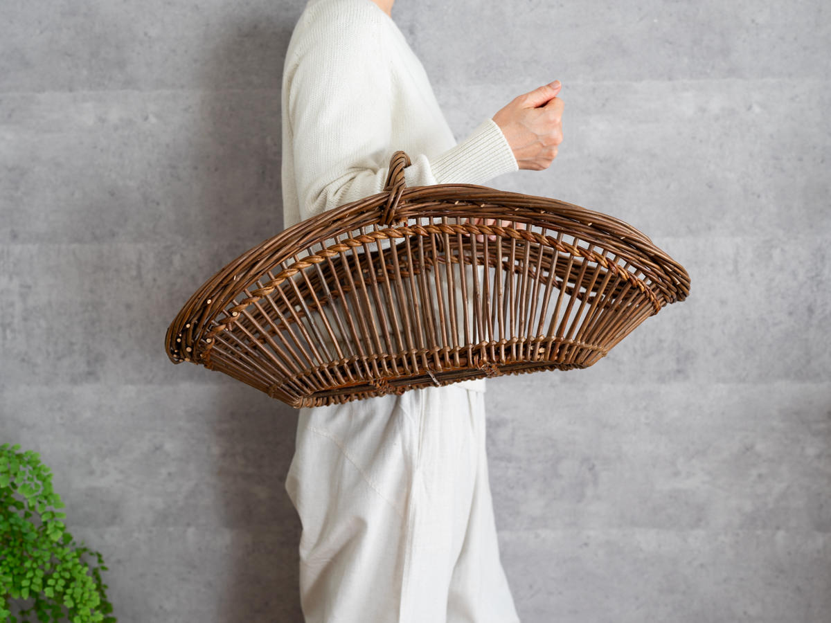 640201-1 ドイツ/やなぎ フラワーバスケット