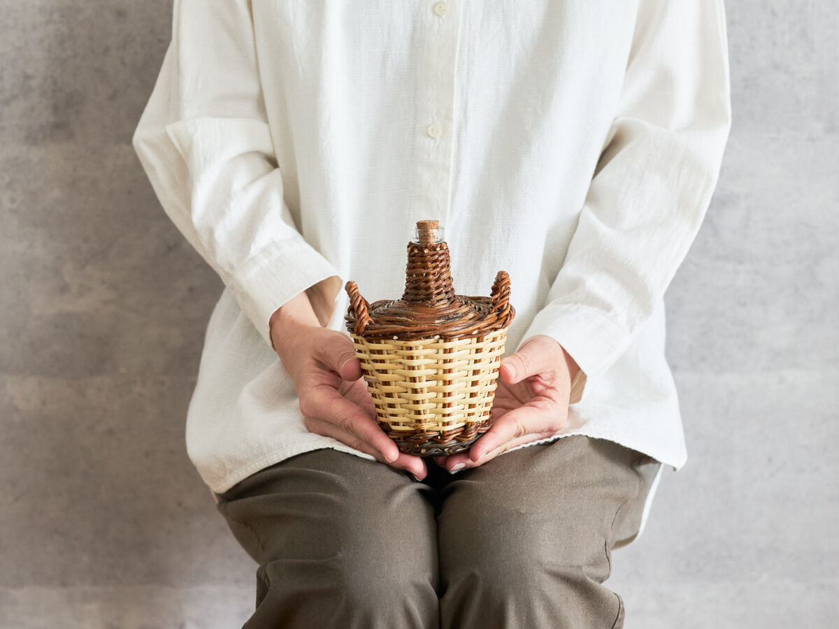 610603-1 スペイン/やなぎ×カーニャ ワインバスケット ミニ